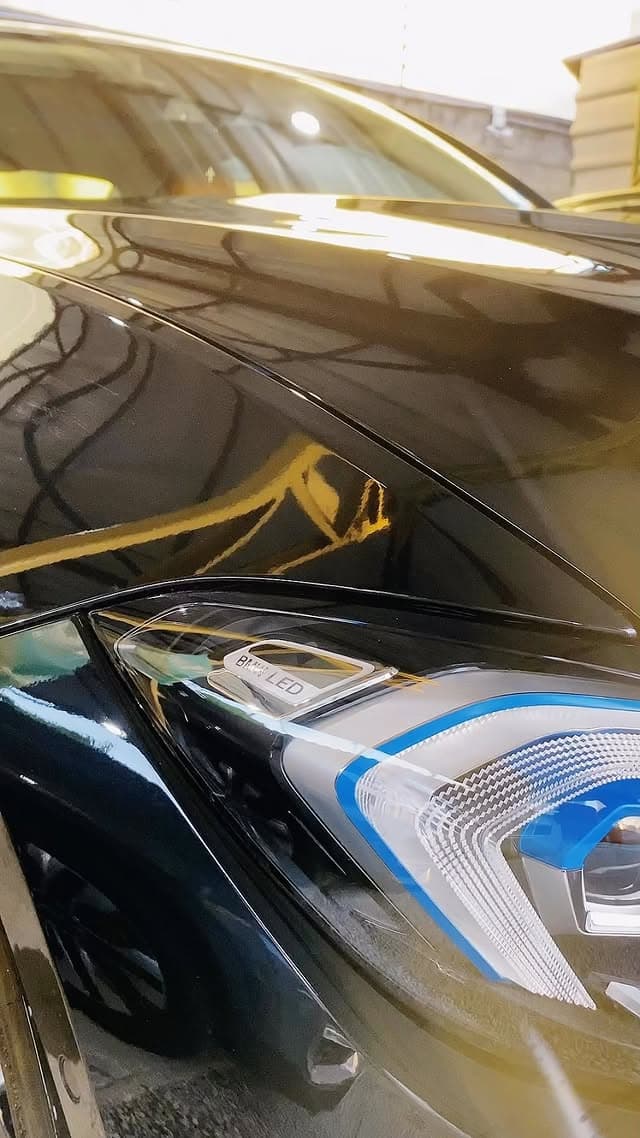Pintura espelhada após polimento no MG1050